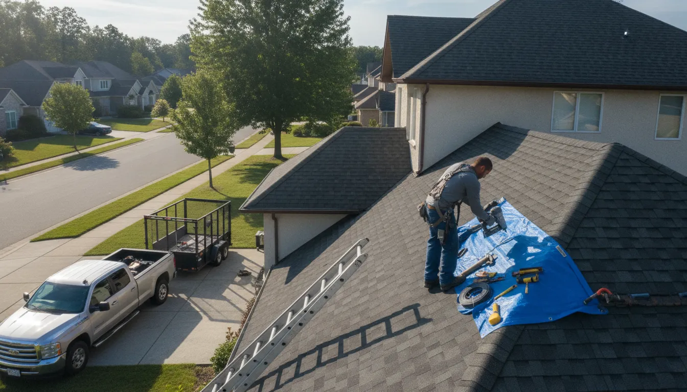 Roofing Contractors in Ponemah